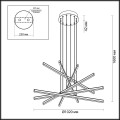 Подвесной светильник Odeon light  Rudy 3890/96L