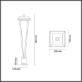 Ландшафтный светильник Odeon light  Bearitz 6655/12GL3