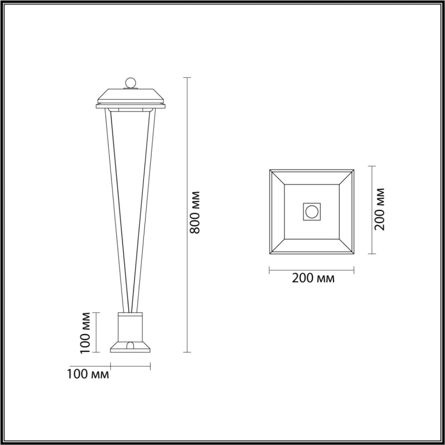 Ландшафтный светильник Odeon light  Bearitz 6655/12GL3