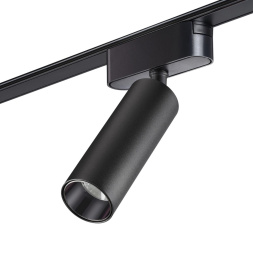Трековый светильник для низковольтного шинопровода NOVOTECH 359256 SMAL лофт, минимализм, хай-тек черный 15W