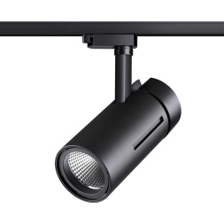 Светильник трековый однофазный трехжильный светодиодный NOVOTECH 358593 DEP лофт, минимализм, хай-тек черный 30W