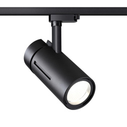 Светильник трековый однофазный трехжильный светодиодный NOVOTECH 358593 DEP лофт, минимализм, хай-тек черный 30W