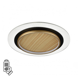 Потолочный светильник SONEX 7731/80L SUNNY модерн белый/под дерево/прозрачный/черный 80W