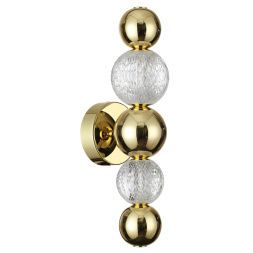 Бра ODEON LIGHT 5008/7WL CRYSTAL модерн золотой/прозрачный/металл/акрил 7Вт