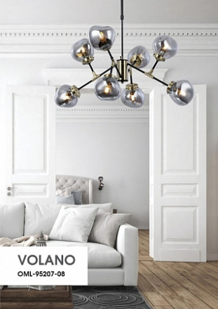 Потолочная люстра Volano OML-95207-08 Omnilux E14 Лофт