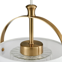 Подвес LUMION 6593/1 JANE модерн латунь, белый 1x40W