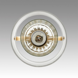 Подвес LUMION 6593/1 JANE модерн латунь, белый 1x40W