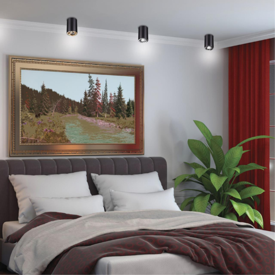 Накладной светильник NOVOTECH 370456 MECANO хай-тек черный 50W