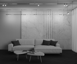 Трековый светильник Technical TR145-1-3W4K-W-BS