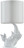 Интерьерная настольная лампа Nashorn MOD470-TL-01-W Maytoni E14 Модерн, Современный, Арт-Деко
