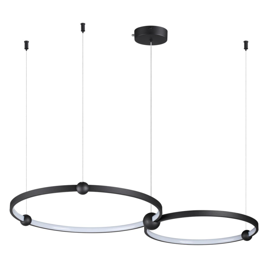 Светильник подвесной LUMION 6533/80L DIEGO хай-тек чёрный 80W