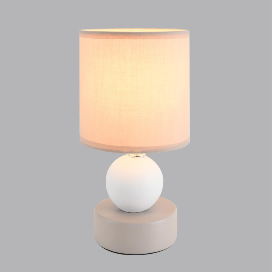 Настольная лампа LUMION 8180/1T LALANA модерн светло-серый 1x40W