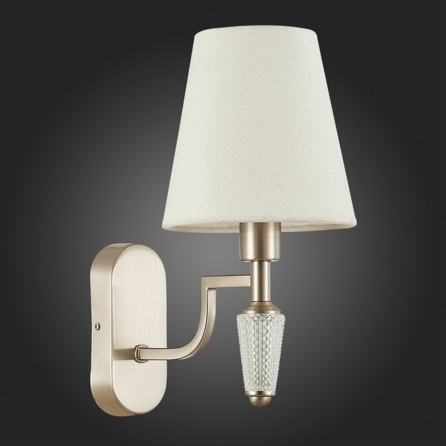 SLE105501-01 Светильник настенный Никель/Белый E14 1*40W REIMO EVOLUCE