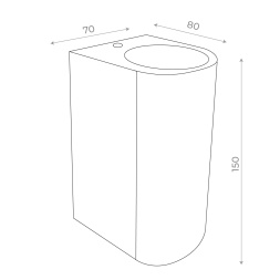 SL9001.401.02 Светильник уличный настенный ST-Luce Черный/ GU10 2*35W BORGO ST LUCE