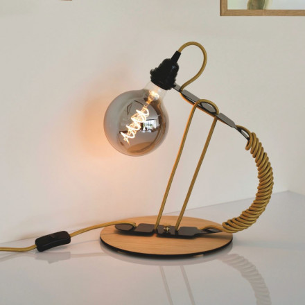 Настольная лампа Дуга с одной лампой (демо)