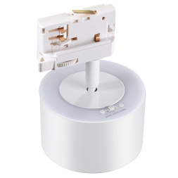 Светильник трехфазный трековый светодиодный с переключателем цветовой температуры NOVOTECH 358976 GIRO белый 12+3Вт