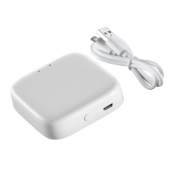 Интеллектуальный Bluetooth-шлюз Tuya Smart Life для умного дома 2,4ГГц NOVOTECH 359457 EASY хай-тек белый