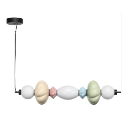 SL6134.443.01 Светильник подвесной ST-Luce черный/зеленый, розовый, желтый, синий, опаловый LED 1*24 FLORENTINI ST LUCE