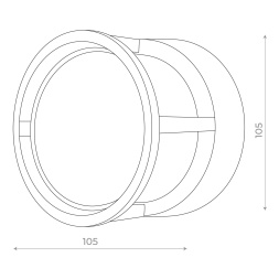 SL9504.411.01 Светильник уличный настенный ST-Luce Черный/Белый LED 1*5W 4000K ALCENO ST LUCE