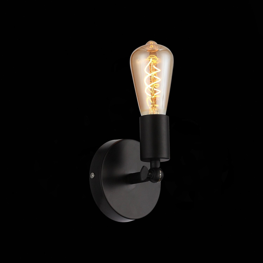 SL419.401.01 Светильник настенный Черный E27 1*60W ANO EVOLUCE