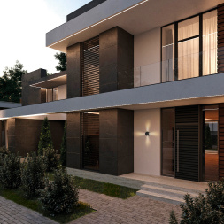 SL9505.401.01 Светильник уличный настенный ST-Luce Черный/Черный LED 1*4W 4000K VOLTI ST LUCE