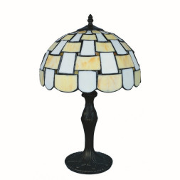 Интерьерная настольная лампа Shanklin OML-80104-01 Omnilux E27 Тиффани