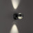 Светильник ландшафтный настенный светодиодный NOVOTECH 359304 CALLE 6W черный