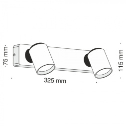Спот Alliot SP317-CW-02-W Maytoni GU10 Модерн