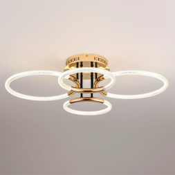 Люстра потолочная LUMION 6545/105CL LARA модерн золотой, черный 54W