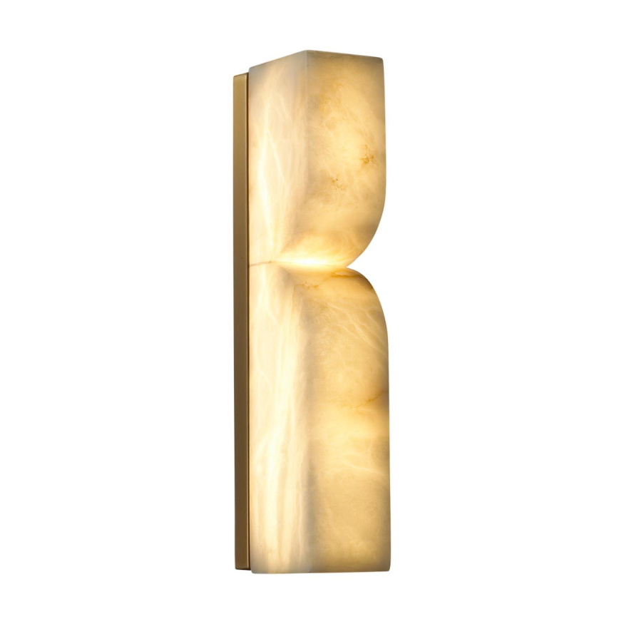 Настенный светильник ODEON LIGHT 6685/10WL MARBELLA модерн латунь/белый 12Вт