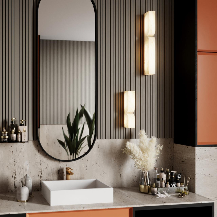 Настенный светильник ODEON LIGHT 6685/10WL MARBELLA модерн латунь/белый 12Вт