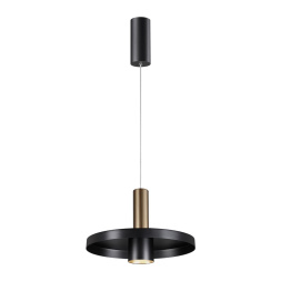 Светильник накладной светодиодный NOVOTECH 358984 ALBA ар деко бронза светлая/черный 15W