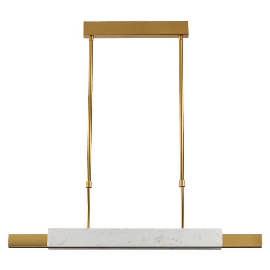 Подвесной светильник ODEON LIGHT 4359/25L MARMI хай-тек изумрудн.мрамор/антич. бронза/металл 20W