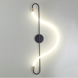 Настенный светильник ODEON LIGHT 4303/19WL KEYS хай-тек черный 1x19W