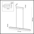 Подвесной светильник Odeon light  Satrion 6641/40L