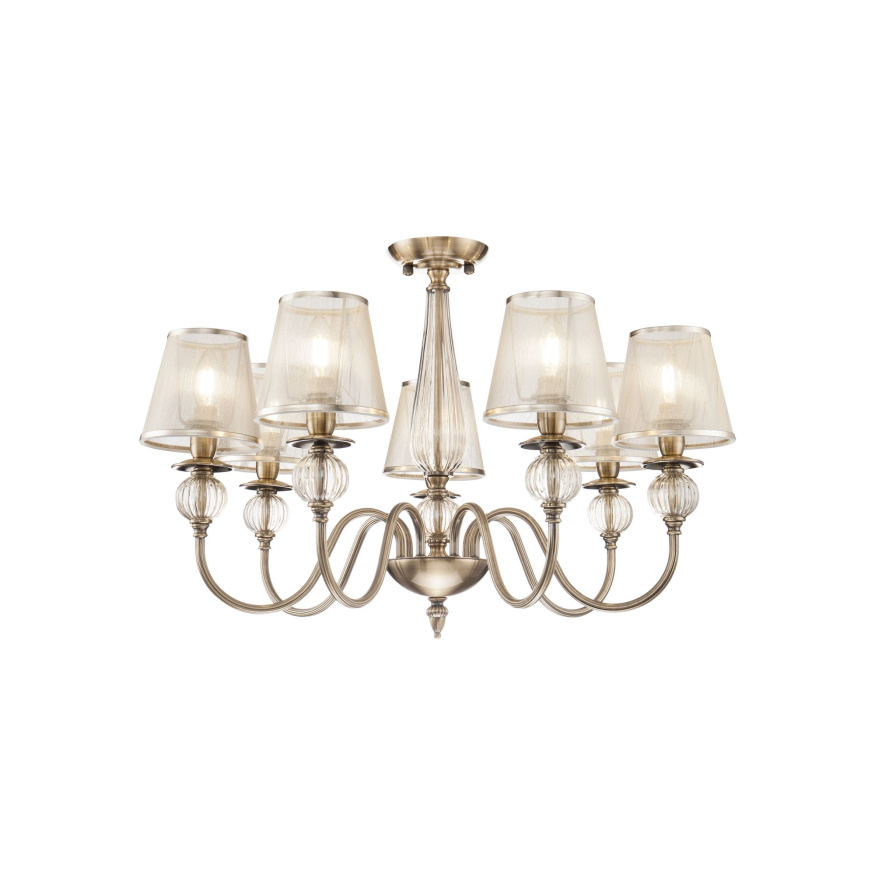 Подвесная люстра Inessa FR2685PL-07BZ Freya E14 Классический