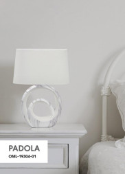 Интерьерная настольная лампа Padola OML-19304-01 Omnilux E27 Модерн