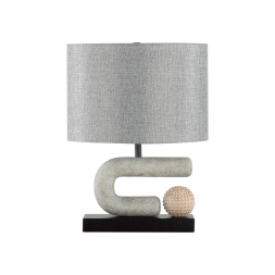 Настольная лампа ODEON LIGHT EXCLUSIVE 5410/1TA Bagel минимализм черный матовый/серый/теплый беж 60W