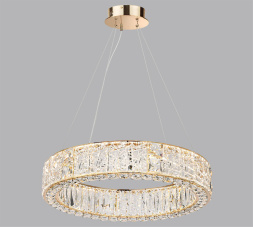 Люстра ODEON LIGHT 5071/70L VERSION модерн золото/прозрачный 70W