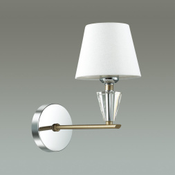 Бра LUMION 3733/1W LORAINE в классическом стиле хром, золотой 1x60Вт
