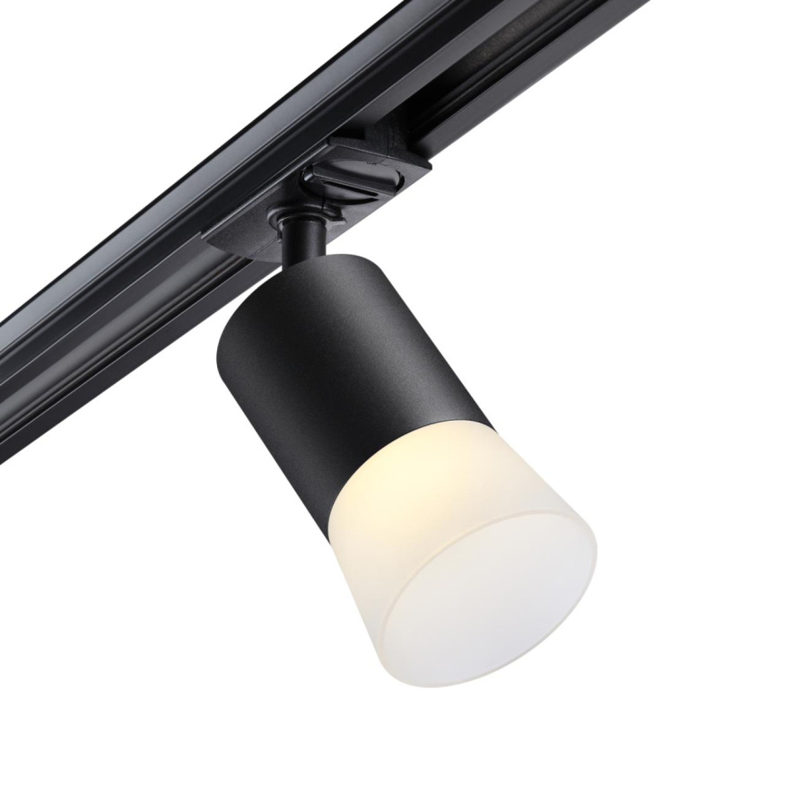 Светильник трековый однофазный двухжильный (универсальный) NOVOTECH 370902 ELINA хай-тек черный 9Вт