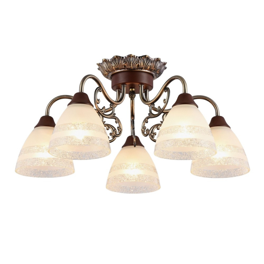 Потолочная люстра Carapelle OML-55707-05 Omnilux E27 Классический