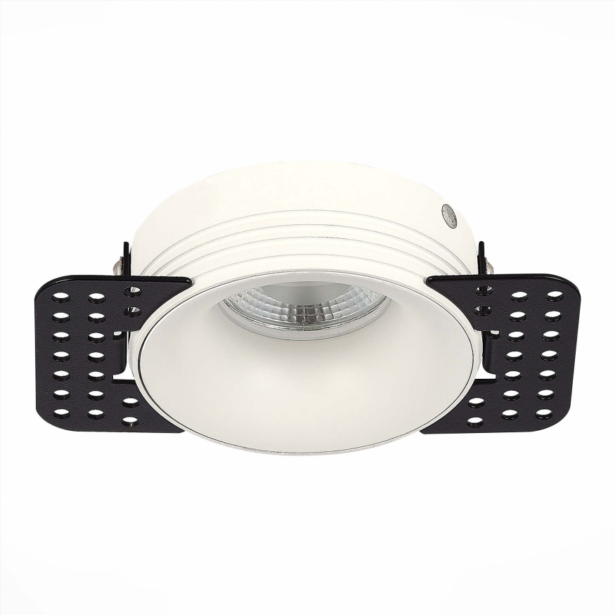 ST218.558.01 Св-к встр. Белый GU10 1*50W  IP20 D78xH30 165-265V Без ламп Встраиваемые светильники ST LUCE