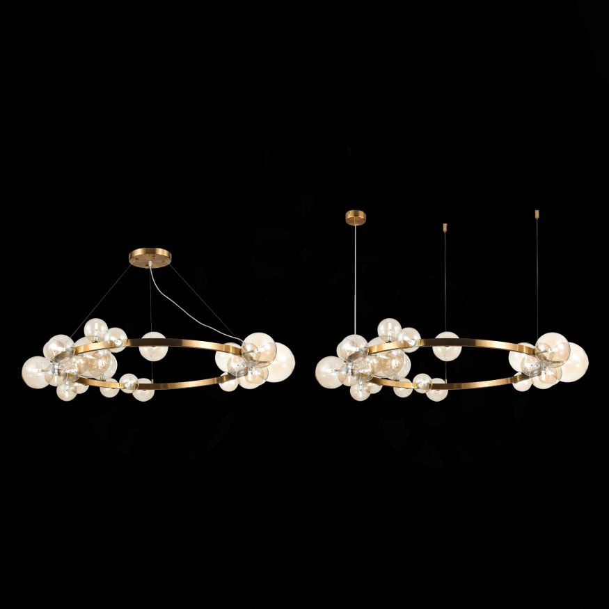 SL1165.303.24 Светильник подвесной ST-Luce Бронза/Коньячный G4 24*5W NECTON ST LUCE