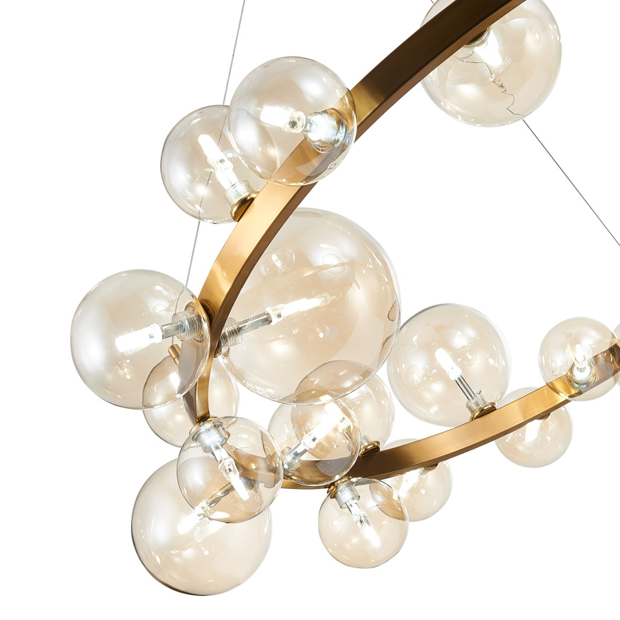 SL1165.303.24 Светильник подвесной ST-Luce Бронза/Коньячный G4 24*5W NECTON ST LUCE