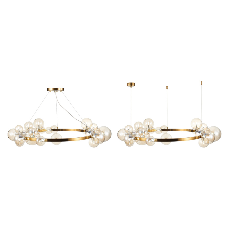 SL1165.303.24 Светильник подвесной ST-Luce Бронза/Коньячный G4 24*5W NECTON ST LUCE