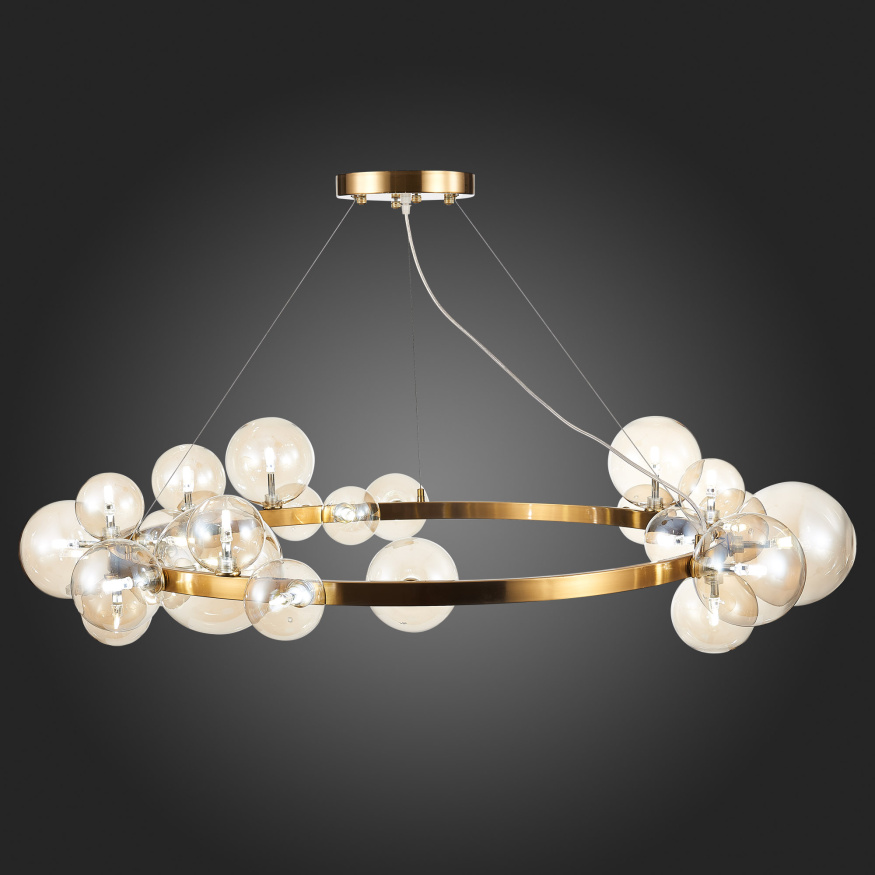 SL1165.303.24 Светильник подвесной ST-Luce Бронза/Коньячный G4 24*5W NECTON ST LUCE