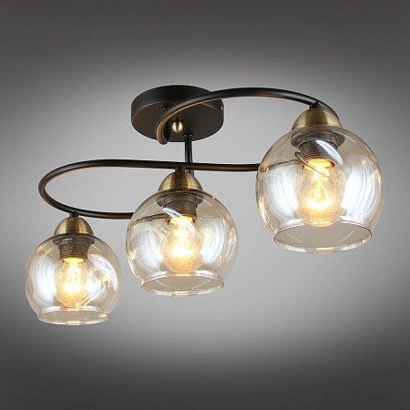 Потолочная люстра Carini OML-95007-03 Omnilux E27 Лофт