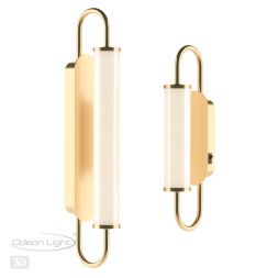 Бра с выключателем ODEON LIGHT 4270/10WL PONTE модерн золотистый/белый 10W