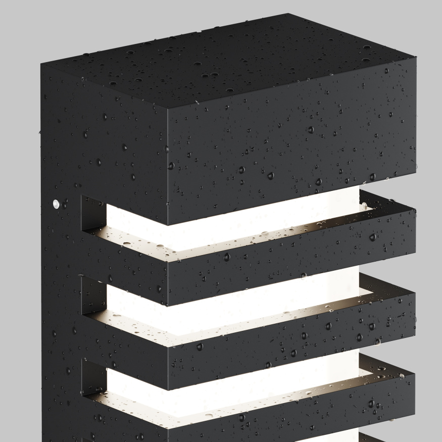 Настенный светильник (бра) Outdoor O034WL-01B